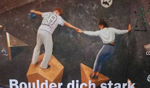 Plakat Boulder dich stark